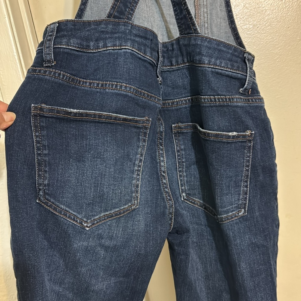 Free People skinny overalls - Picture 6 of 7